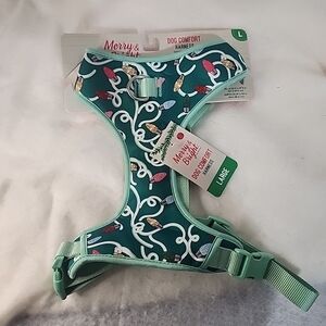 Merry & Bright Dog Comfort Harness - Green